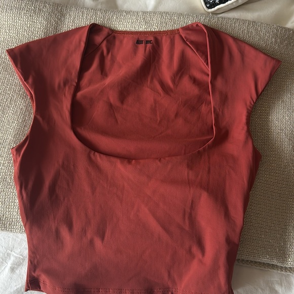 ALIX NYC Nadine Crop Top in Terra Cotta - Picture 2 of 3